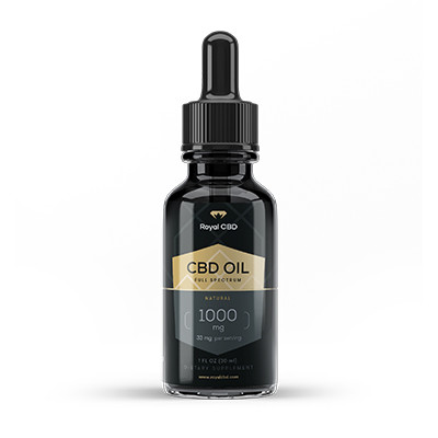 Royal CBD 1000mg oil bottle